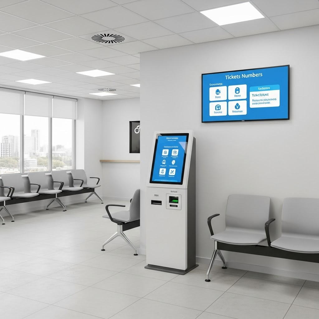 borne de gestion de file d'attente Maroc